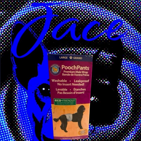 NWT- Male Pooch Pants 35-55 Pounds(20”-27”)Large/Grand Reusable Dog Wrap. - Picture 1 of 4